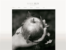 Tablet Screenshot of marieblin.com